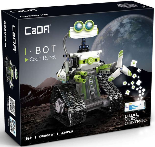 CADA KLOCKI TECHNIC ROBOT PROGRAMOWANY BOT 434EL. STEROWANY Z LED zdjęcie 4