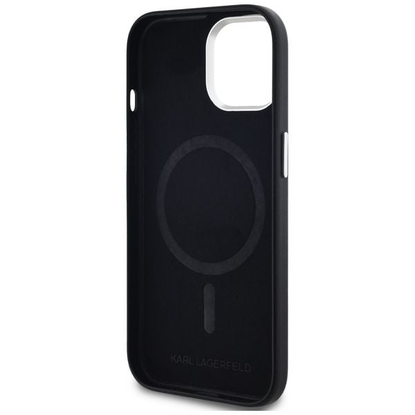 Etui Karl Lagerfeld do iPhone 15, Czarny, MagSafe zdjęcie 7