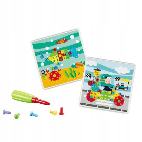 GRA UKŁADANKA MOTORYCZNA ŚRUBKOWY TRENING MAŁEJ RĄCZKI ASKATO na Arena.pl