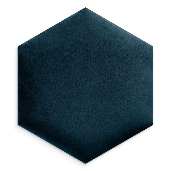 PANELE TAPICEROWANE PLASTER MIODU Heksagon GRANATOWY 35cm x 40cm zdjęcie 9