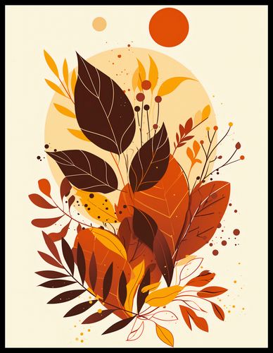 Plakat 50x65cm Barwne Oblicze Jesieni na Arena.pl