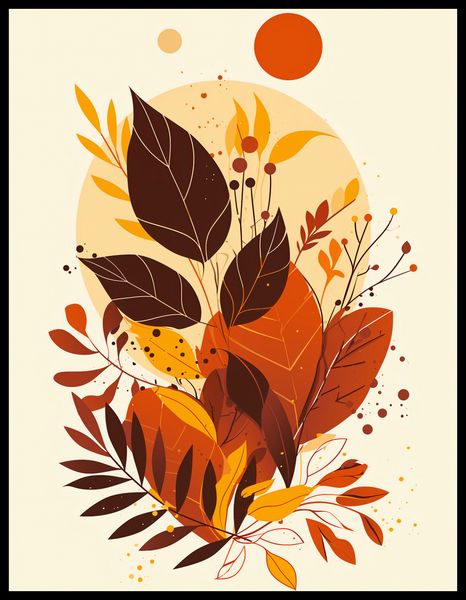 Plakat 50x65cm Barwne Oblicze Jesieni zdjęcie 2