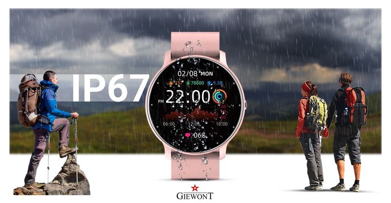 Smartwatch Giewont GW120-1 Różowy zdjęcie 15