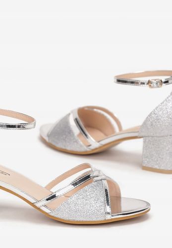 Born2Be Srebrne Sandały damskie 40 Elegancki na Arena.pl