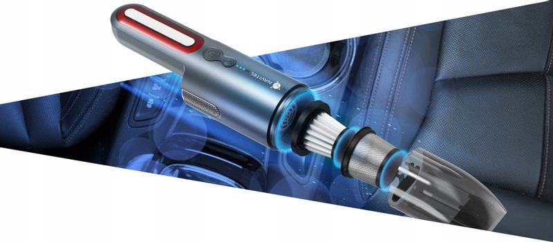 Odkurzacz SAMOCHODOWY akumulator HEPA NAVITEL 100W zdjęcie 5