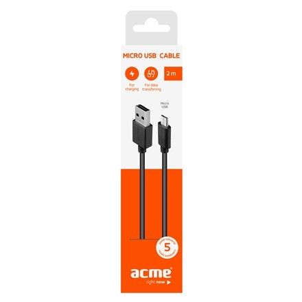 ACME Europe Kabel Micro USB(M)-USB Typ-A(M) CB1012 2m na Arena.pl