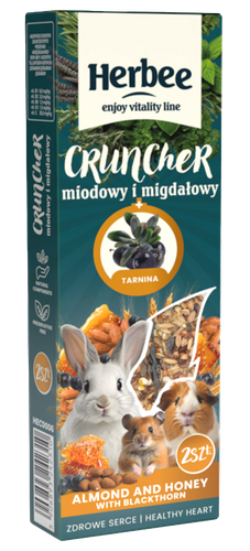 Przysmak dla gryzoni i królików 115g Miodowy i migdałowy z amarantusem na Arena.pl