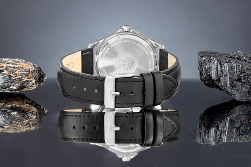 zegarek męski giewont elegance sapphire czarno niebieski gw5160-a3 na Arena.pl