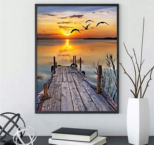 MALOWANIE PO NUMERACH OBRAZY DO MALOWANIA PREZENT OBRAZ KREATYWNY 40X50 na Arena.pl