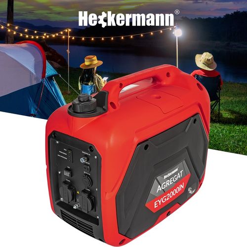 AGREGAT PRĄDOTWÓRCZY GENERATOR PRĄDU INWERTOROWY NA BENZYNĘ CICHY 2KW na Arena.pl