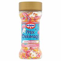 DR OETKER DEKORACJE MIX DEKORACJI 52G JEDNOROŻEC UNICORN