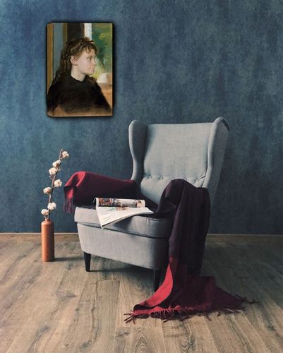 Madame Théodore Gobillard1869, Edgar Degas - obraz na płótnie 50x70 cm na Arena.pl