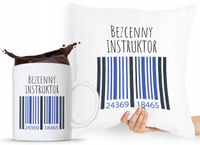 Dla Instruktora Zestaw Poduszka + Kubek Prezent Z Nadrukiem Ze Zdjęciem