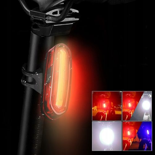 LAMPKA ROWEROWA LED PRZÓD 1800 LUMENÓW MOCNA + TYŁ na Arena.pl