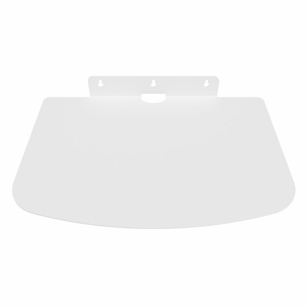 Półka metalowa ścienna uchwyt na dekoder RTV ROUTER WIFI KONSOLE biała zdjęcie 4
