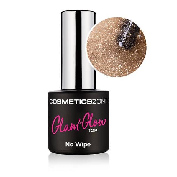 Top hybrydowy Glam & Glow Glitter Gold - 7ml zdjęcie 1