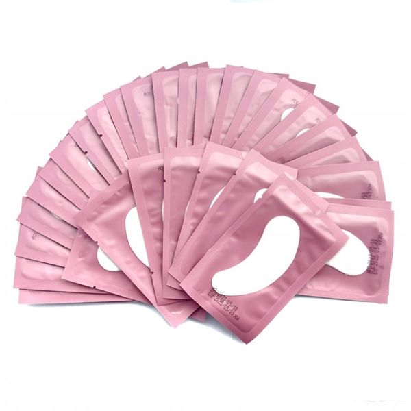 100szt PŁATKI POD OCZY DO RZĘS RÓŻOWE zdjęcie 2