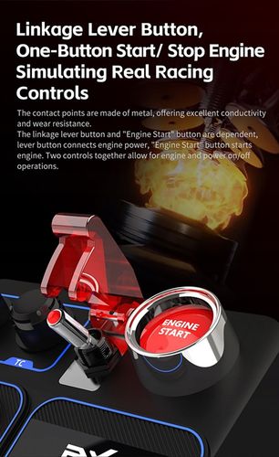 Control Box PXN CB1 Programowalny Panel Przycisków do Simracingu Gier RGB na Arena.pl