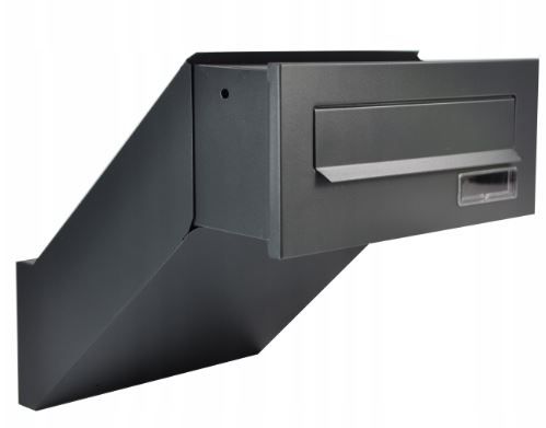 SKRZYNKA NA LISTY POCZTĘ PRZELOTOWA DO MURU DWUSTRONNA ANTRACYT + 3 na Arena.pl