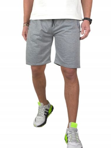 SPODENKI KRÓTKIE męskie DRESOWE z KIESZENIAMI na ZAMEK dresy szorty FR, M na Arena.pl