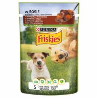 FRISKIES ADULT JAGNIĘCINA 100G PIES SASZETKA