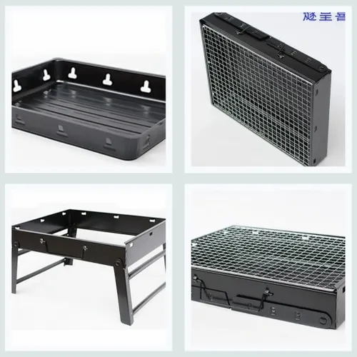 SKŁADANY PRZENOŚNY GRILL TURYSTYCZNY + LATARKA na Arena.pl