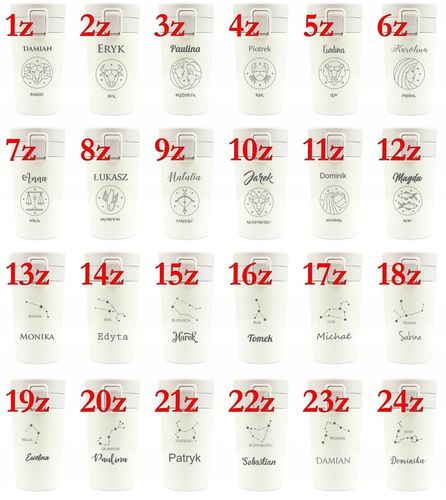 Kubek termiczny 300 ml prezent dla przyjaciółki TERMOS bidon +TWÓJ GRAWER na Arena.pl