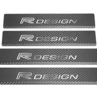 Listwa progowa VOLVO XC90 MK2 R DESIGN Stal nierdzewna 304 carbon 4szt