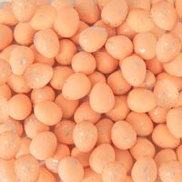 Dekoracyjne wielkanocne jajeczka mini styropianowe, brzoskwiniowe