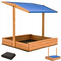 PIASKOWNICA z Daszkiem Regulowanym Drewniana IMPREGNOWANA RÓŻNE KOLORY