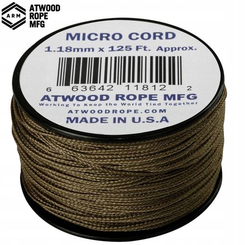 LINKA ROPE MICRO CORD 1,18mm/38m ATWOOD COYOTE na Arena.pl