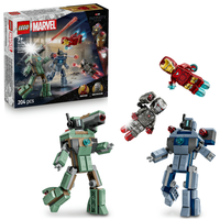 LEGO SUPER HEROES 76320 MARVEL Iron Man i War Machine kontra drony Hammera