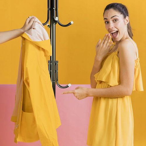 WIESZAK PODŁOGOWY STOJĄCY STOJAK LOFT NA UBRANIA KURTKI 12 RAMION 3 na Arena.pl