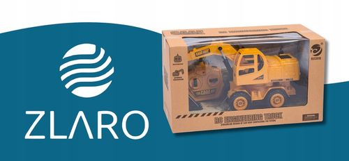 Zdalnie sterowana koparka dla dzieci jeżdżąca plac budowy PILOT Mocna RC na Arena.pl