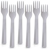6x Widelce Plastikowe Obiadowe Stołowe Wielorazowe Turystyczne Piknikowe