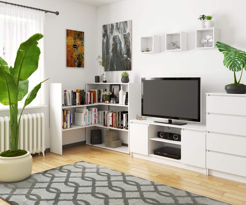 Regał przestawny mini TWIST - biały na Arena.pl