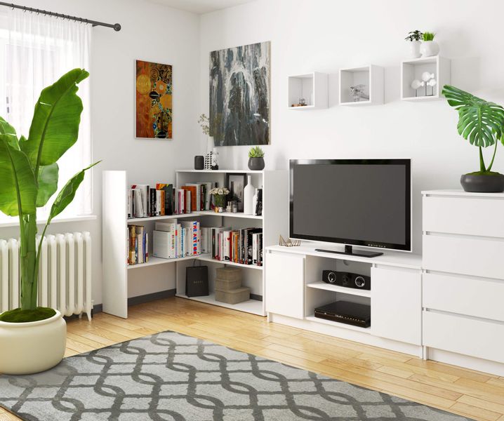 Regał przestawny mini TWIST - biały zdjęcie 6