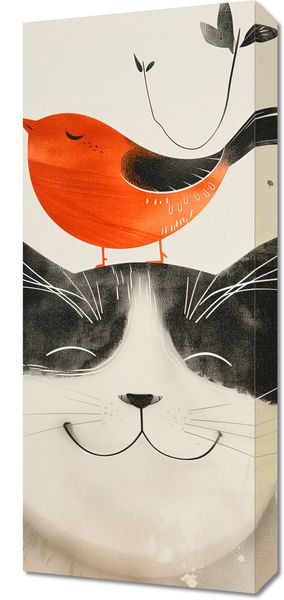 Obraz 30x70cm Pyzaty Przyjaciel zdjęcie 1