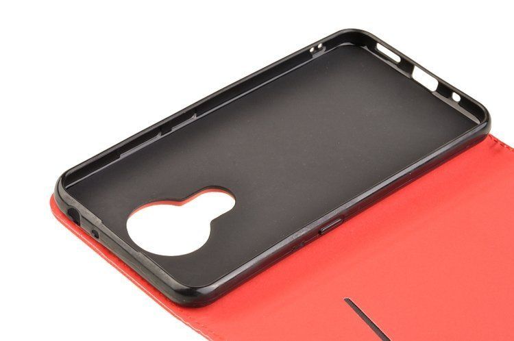 Etui Smart do Nokia 3.4 czerwony zdjęcie 4