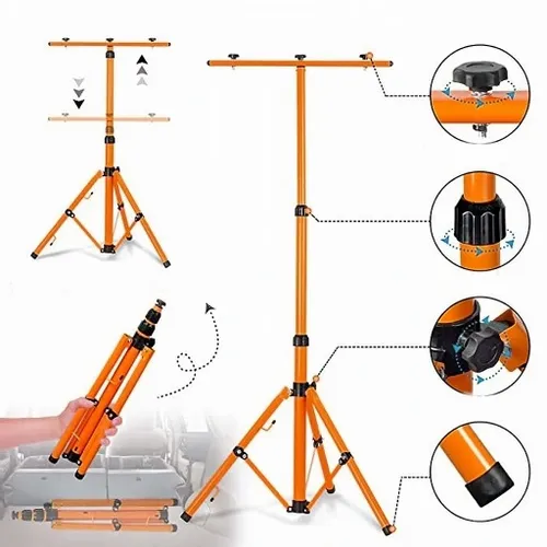 HALOGEN LED 2x 100W STATYW roboczy do naświetlacz PREMIUM na Arena.pl