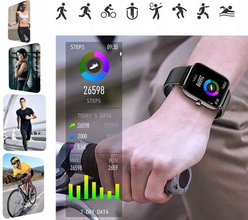 SMARTWATCH DLA DZIEWCZYNKI PREZENT NA KOMUNIĘ Z FUNKCJĄ ROZMOWY + TOREBKA na Arena.pl