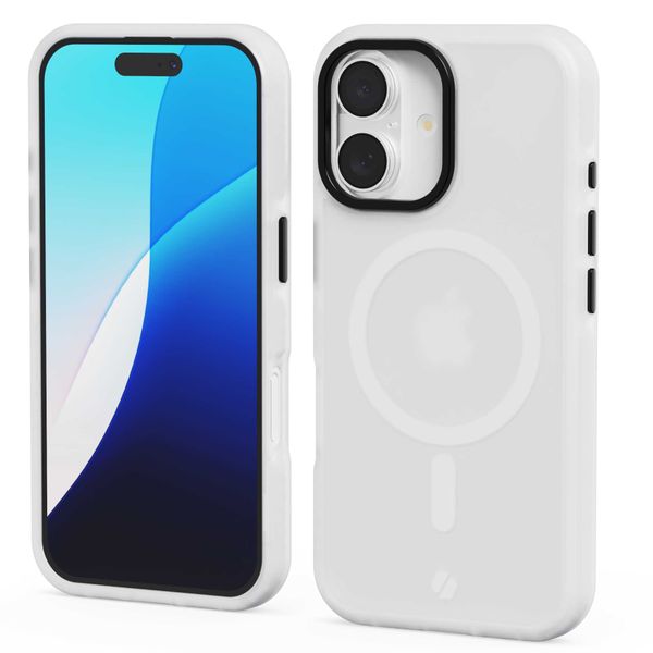 Spacecase Hybrid Fusion Mag Iphone 16 Clear zdjęcie 14