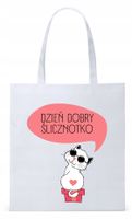 Dla Dziewczyny Żony Torba Eco Biała Shopper Z Nadrukiem Ze Zdjęciem