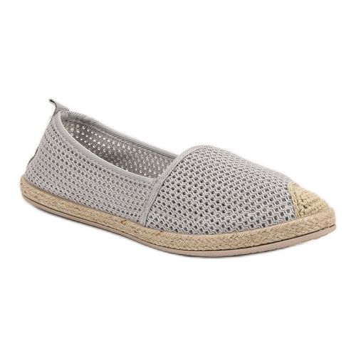 Szare Tekstylne Espadryle r.40 na Arena.pl