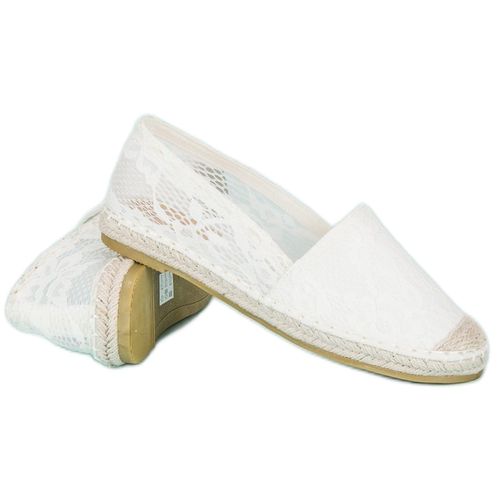 Białe koronkowe espadryle r.39 na Arena.pl
