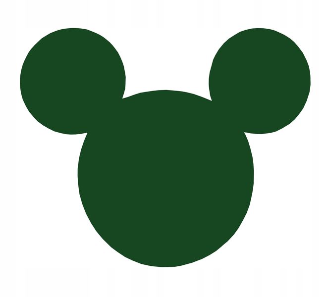 Zawieszka MYSZKA dekor ozdoba ażurowa sztywna ziel zdjęcie 1