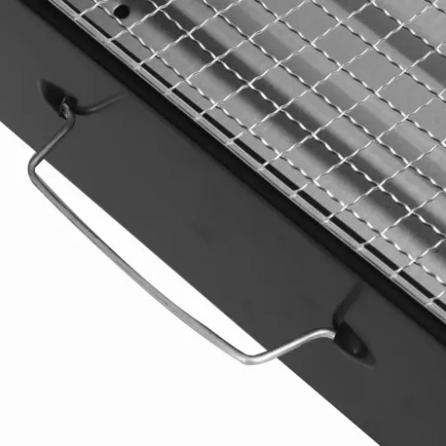 GRILL TURYSTYCZNY PRZENOŚNY SKŁADANY WĘGLOWY KEMPINGOWY METALOWY WALIZKA na Arena.pl