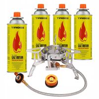 TURYSTYCZNA KUCHENKA GAZOWA PRZENOŚNA Polowa + ADAPTER + 4XGAZ 400ML