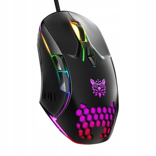 ONIKUMA CW902 PRZEWODOWA MYSZ KOMPUTEROWA GAMINGOWA PODŚWIETLENIE RGB 1,5M na Arena.pl