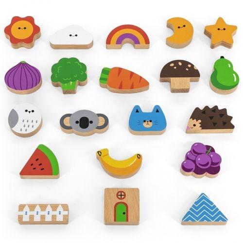 VIGA Drewniana Gra W Ciemno Losowanie Wzorów na Arena.pl